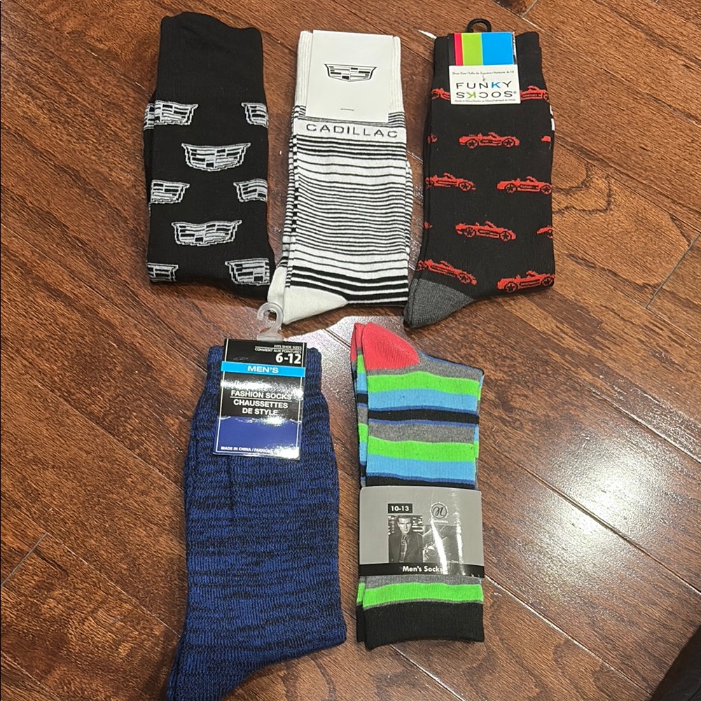 Cadillac And Funky Socks  Other Brands Mens Sock Collection
